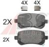 A.B.S. 37733 OE Brake Pad Set, disc brake